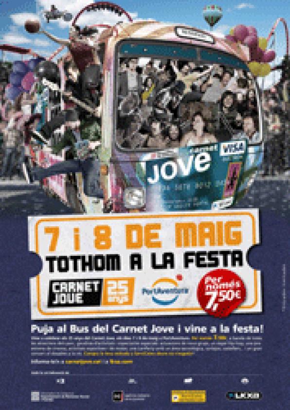 Prop de 30.000 joves celebren els 25 anys del Carnet Jove a PortAventura