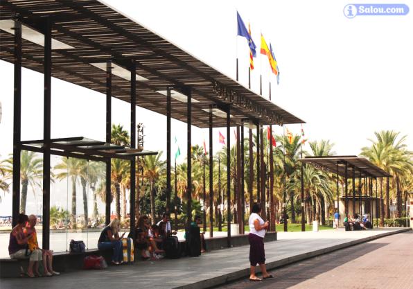 Estación de autobuses de Salou, en la Pl. de las Comunidades Autónomas