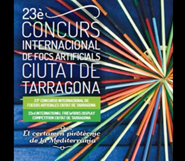 Concurso de fuegos de Tarragona, cartel. 