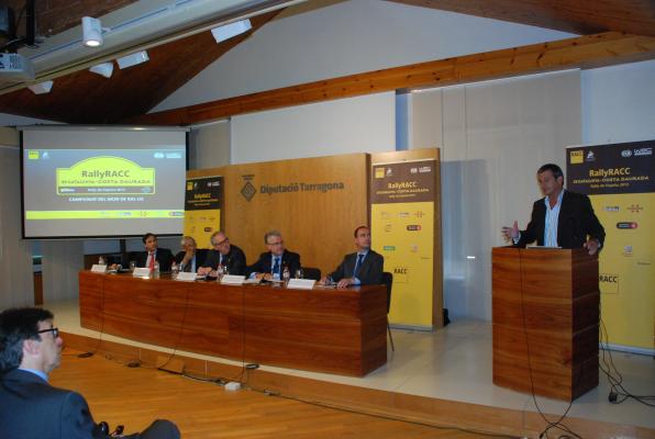 Presentation of RallyRACC Catalonia-Costa Dorada 2013.