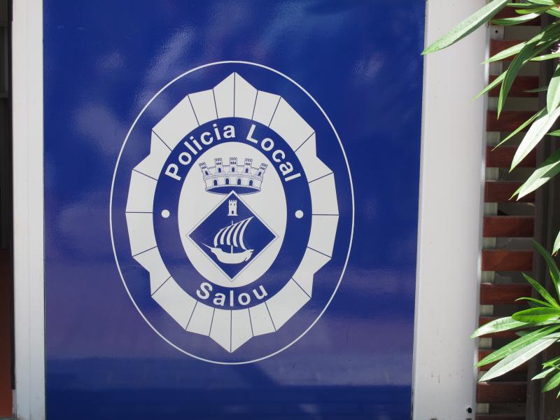 Logo de la Polic&iacute;a Local de Salou.