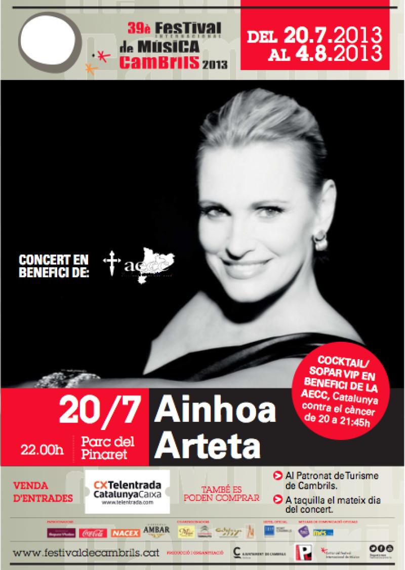 FIMC 2013 - Cartel Ainoha Arteta - 20/7 - Parc del Pinaret. 