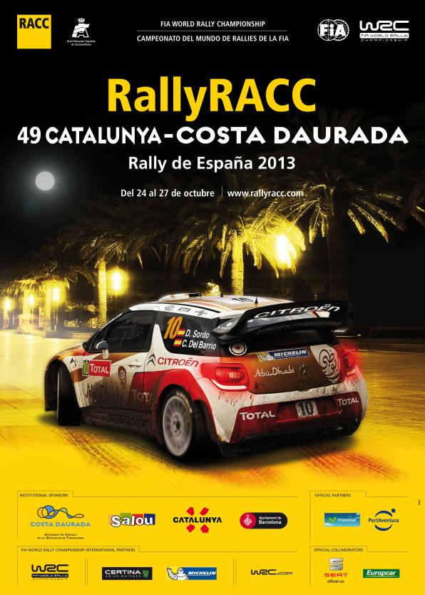 Cartell del 49 RallyRACC Catalunya-Costa Dorada.