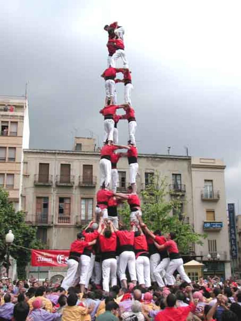 Xiquets de Valls, en acci&oacute;n.