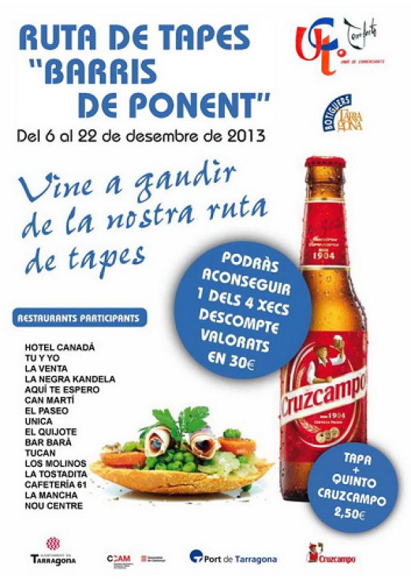 Cartel de la Ruta de Tapas