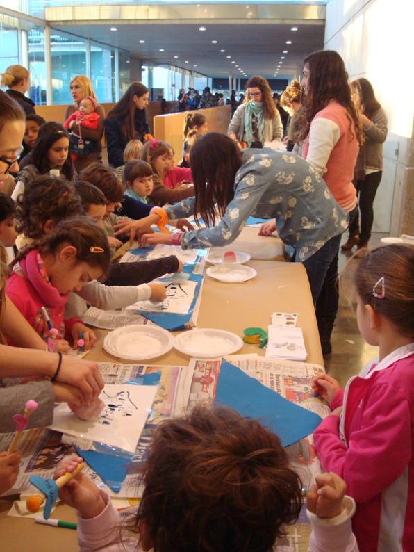 Talleres infantiles en la Fiesta Mayor de Invierno de Salou