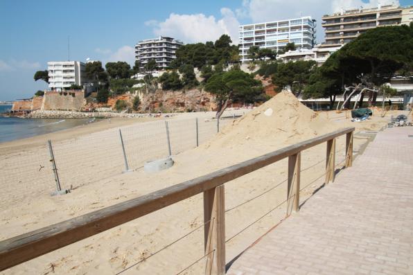 Les obres de Platja Capellans estaran acabades abans de Setmana Santa