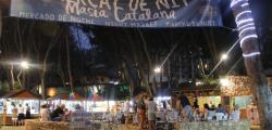 Artisan Market during the summer in the Catalan Mas Salou