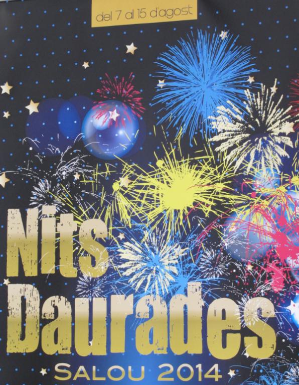 Cartell de les Nits Daurades de Salou 2014