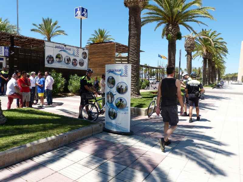 La Comisar&iacute;a de Playa en el centro tur&iacute;stico de Salou