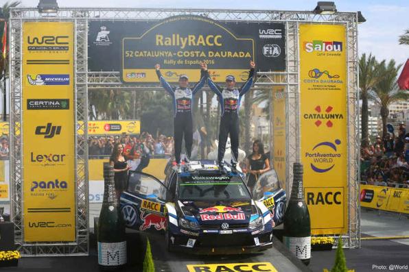 Ogier and Ingrassia,  RallyRacc 2016 champions in Salou