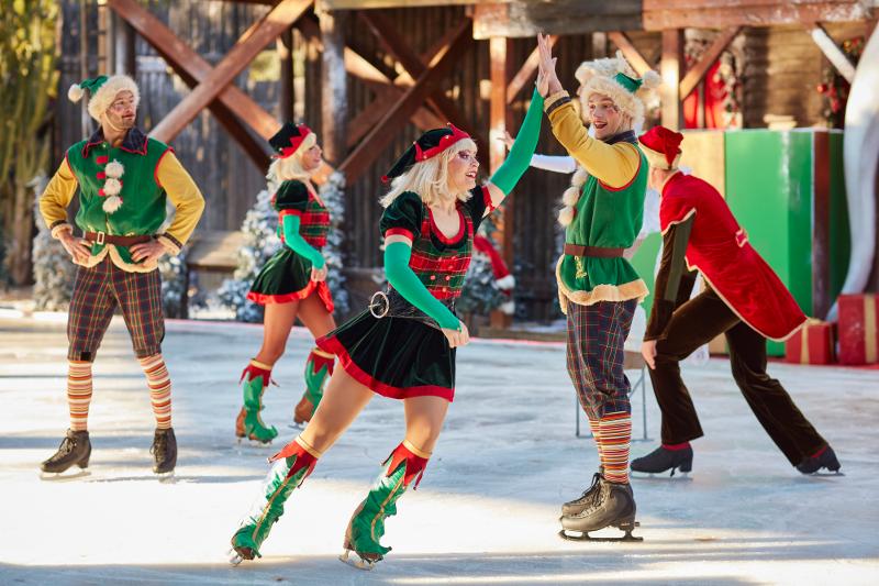 Fant&aacute;stico espect&aacute;culo de patinaje sobre hielo en PortAventura World