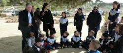  370 students from Salou participate in a popular planted