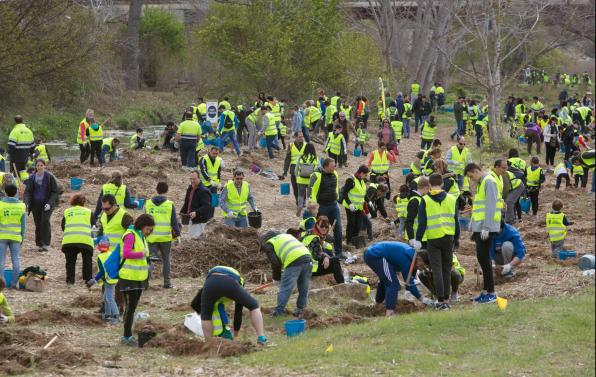 More than 800 people participated in the Plantada Popular al Francol&iacute;