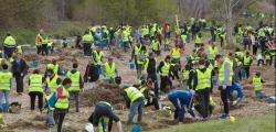 Més de 800 persones van participar en la Plantada Popular al Francolí