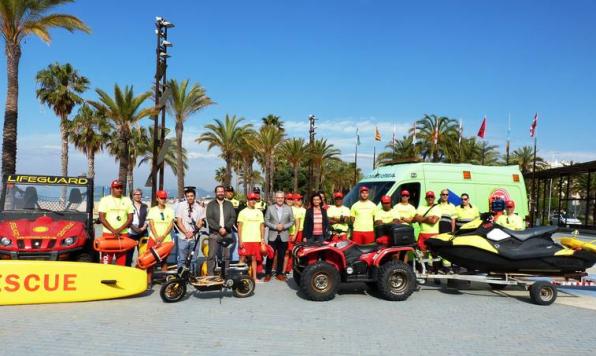 El equipo de socorristas trabajarán desde 19 posiciones en las playas