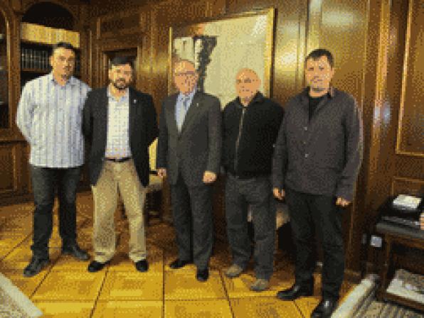 Josep Poblet recibe la Junta Directiva de Unió de Pagesos