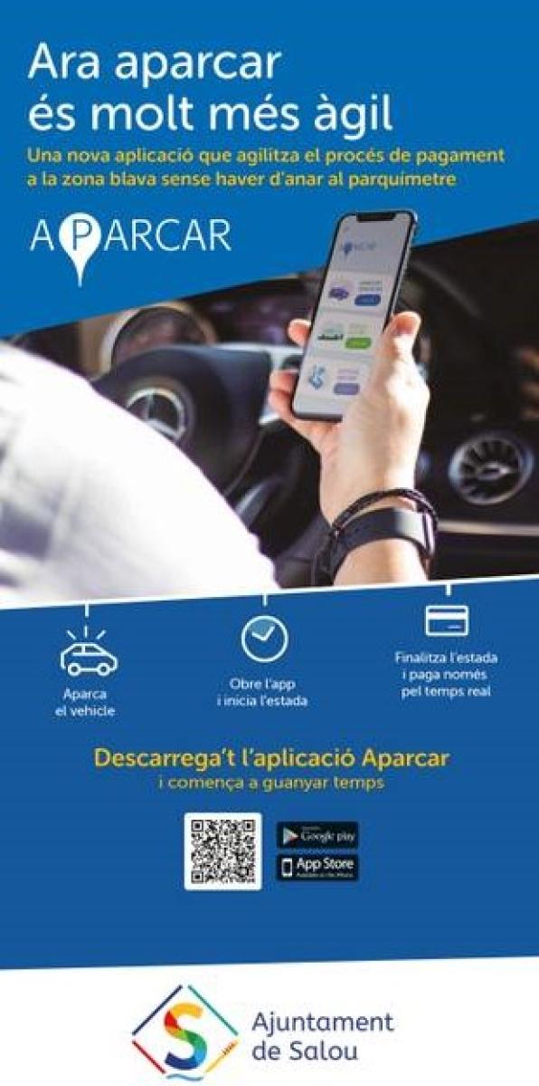 Imagen de la nueva app Aparcar de Salou