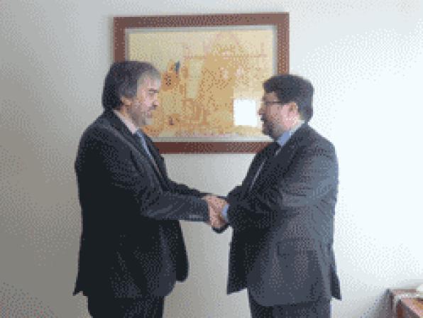 El delegado del Gobierno en Tarragona recibe el nuevo presidente de PIMEC