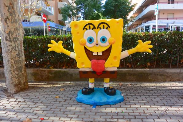 Bob Esponja también espera a los niños y niñas de Salou 