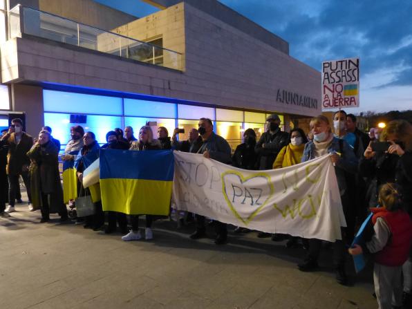 Acto de apoyo a Ucraina