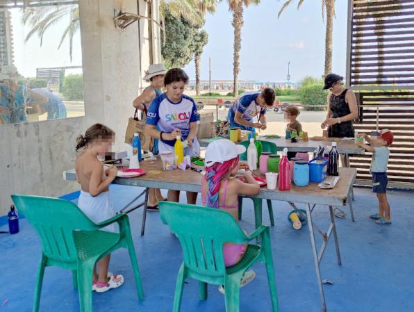 Activitats per a nens a la platja Llevant de Salou