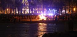 Bonfires and festivals of Sant Joan on the beach