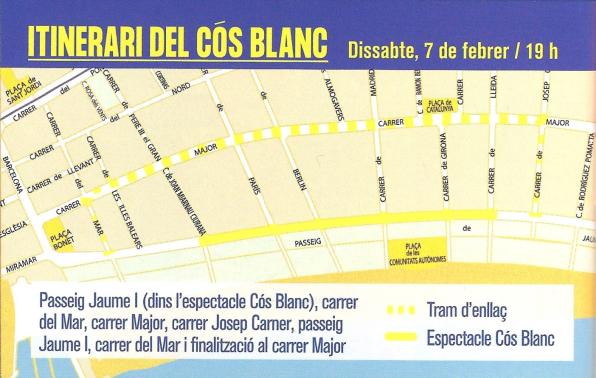 Recorregut del Cos Blanc 2026
