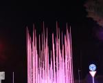 La escultura que simboliza una fuente en Salou