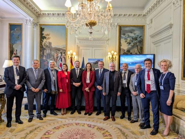 Moment de la trobada del sector turístic britànic i espanyol