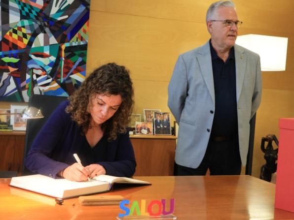 Salou recibe a la secretaria de estado de Turismo