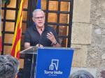  The mayor of Salou, Pere Granados, in the reopening of Torre Vella