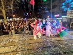 Espectacle d'encesa dels llums de Nadal de Salou en 2024