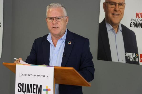 Pere Granados en un acto de campa&ntilde;a de 2023