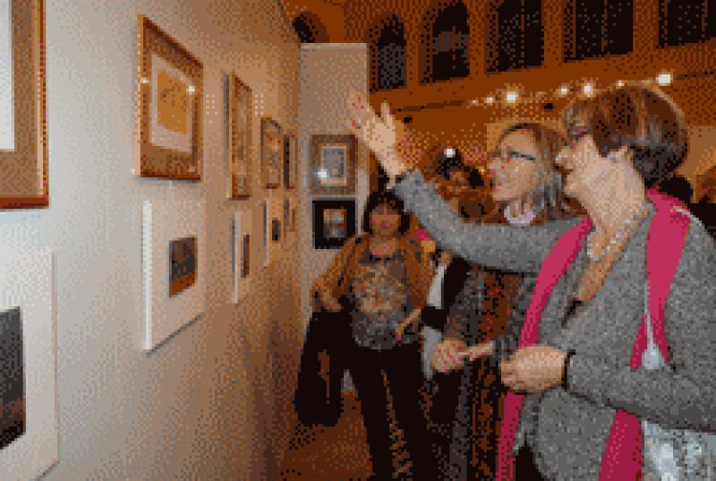 The artist Figueras Rosa presents her creations at the Palau de la Diputaci&oacute;