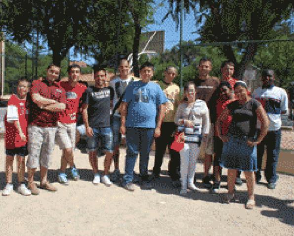 El Colegio San Rafael de la Diputación recibe la visita de los jugadores del Nàstic