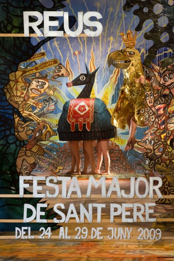 The artist Marcel ·lí Antúnez produces the poster of the Festa Major de Sant Pere de Reus 2009