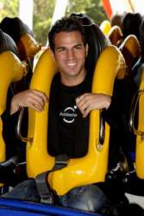 Cesc Fabregas celebrates its 15th anniversary at PortAventura theme park 1