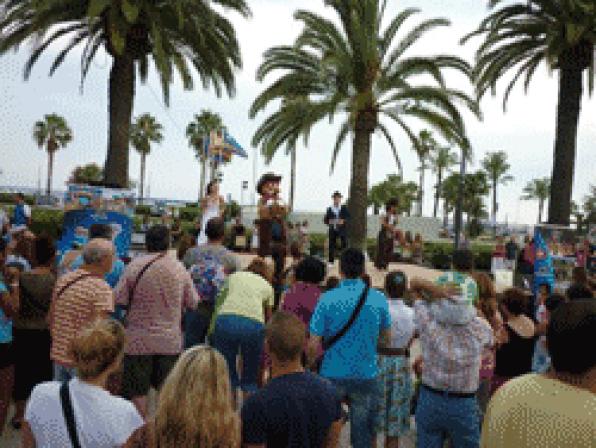 Portaventura canta amb Woody i els més petits