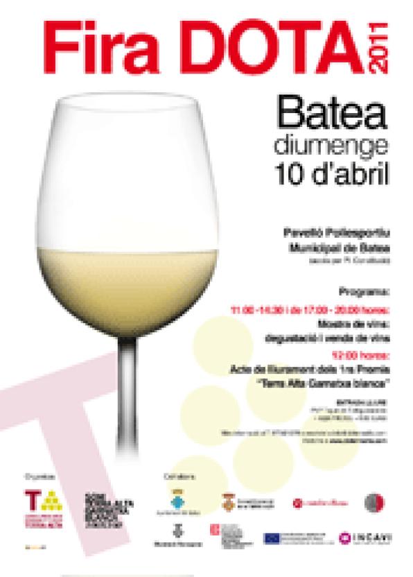 La edición 2011 de la Feria de la denominación de origen Terra Alta, este 10 de abril en Batea