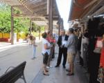 El alcalde y la concejala de Comercio visitan la zona de la avenida Andorra